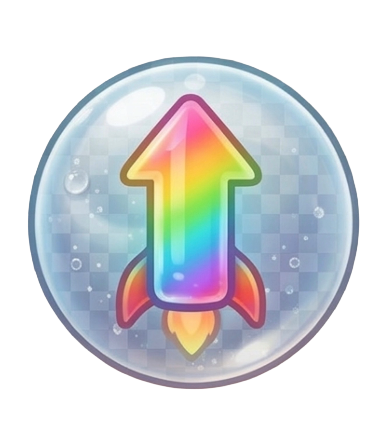 Rocket bubble vertical